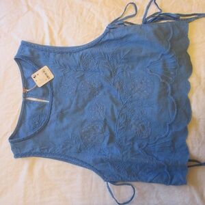 Free People Faded Gardens Tank Top